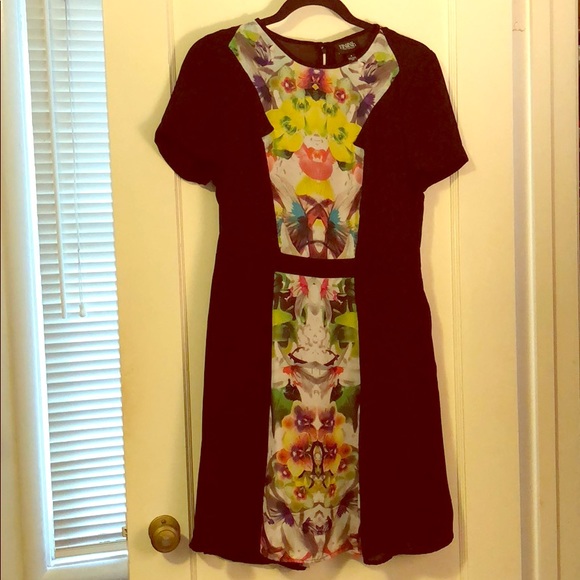 Prabal Gurung for Target black and floral dress - Picture 1 of 3